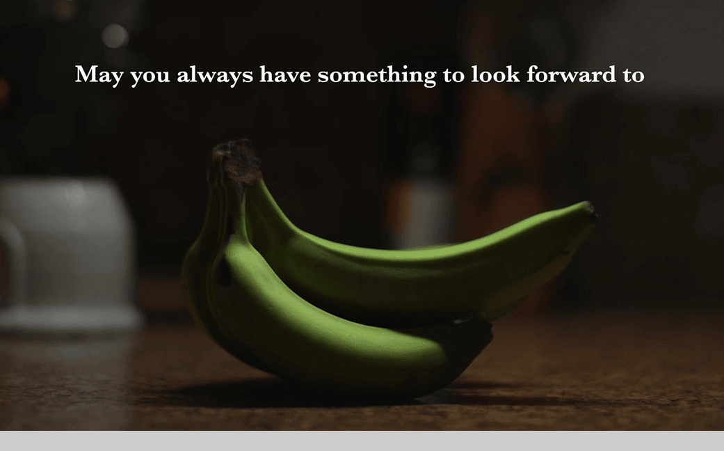 Something to look forward to